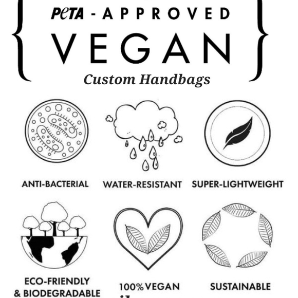 Hand painted mini backpack - Picture 3 of 3